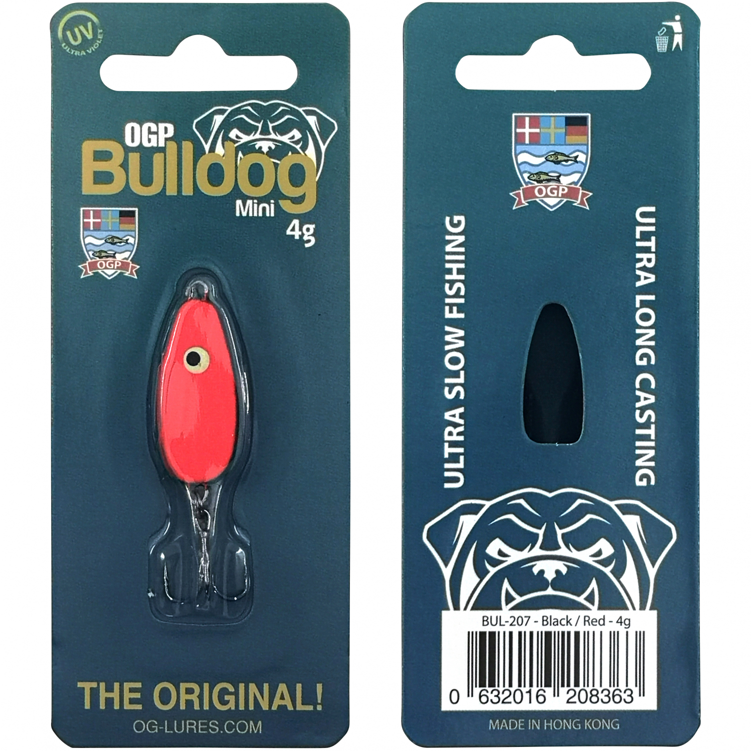 Westin Trout Lure Bulldog Mini (Black\/Red)