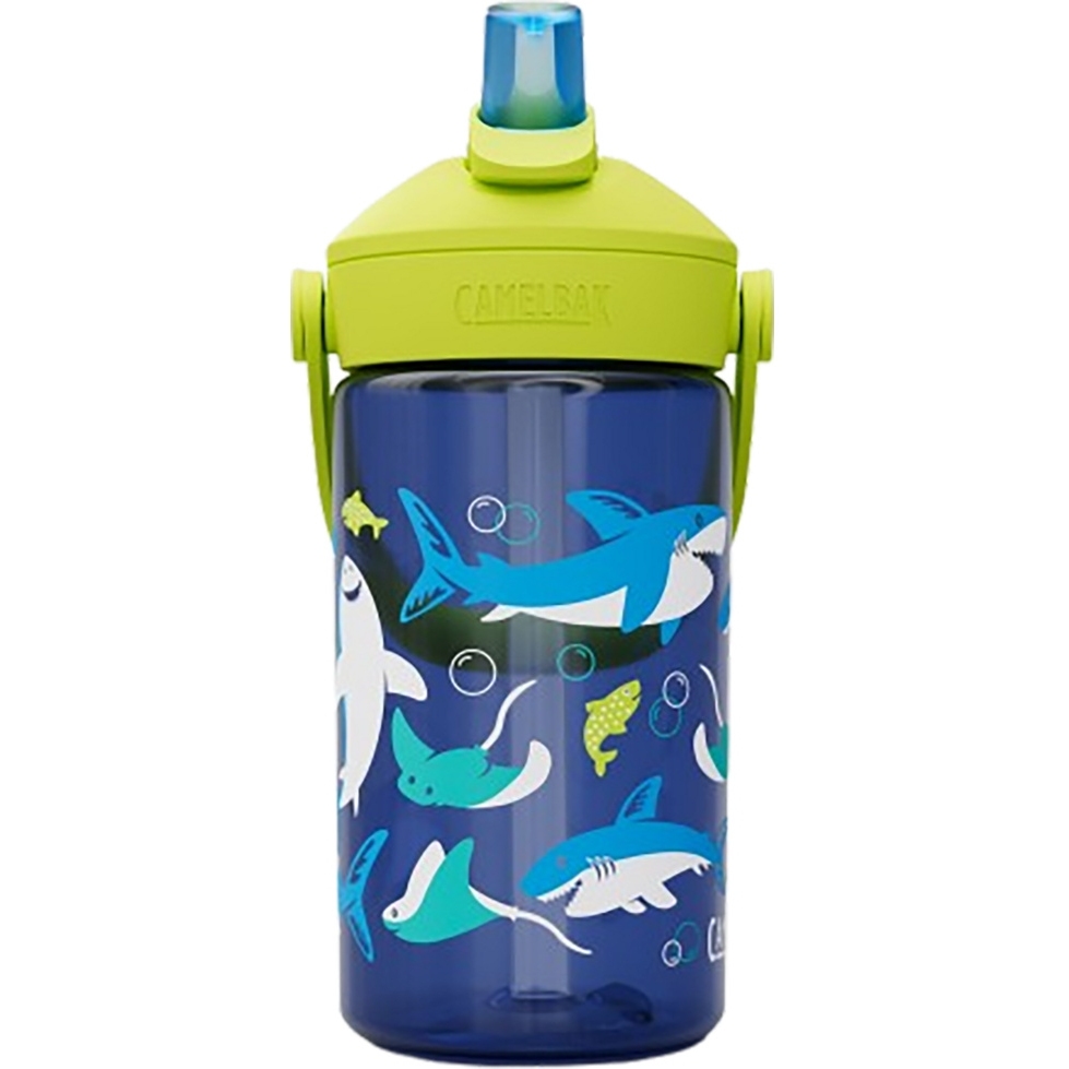 CamelBak Thrive Flip Straw Bottle Kids 410ml - sharks and rays