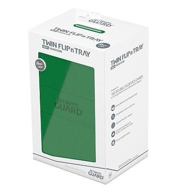 Ultimate Guard Twin Flip'n'Tray 160+ XenoSkin Monocolor - Green