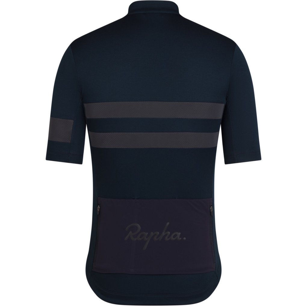 Rapha Brevet Short Sleeve Jersey Men - black/black