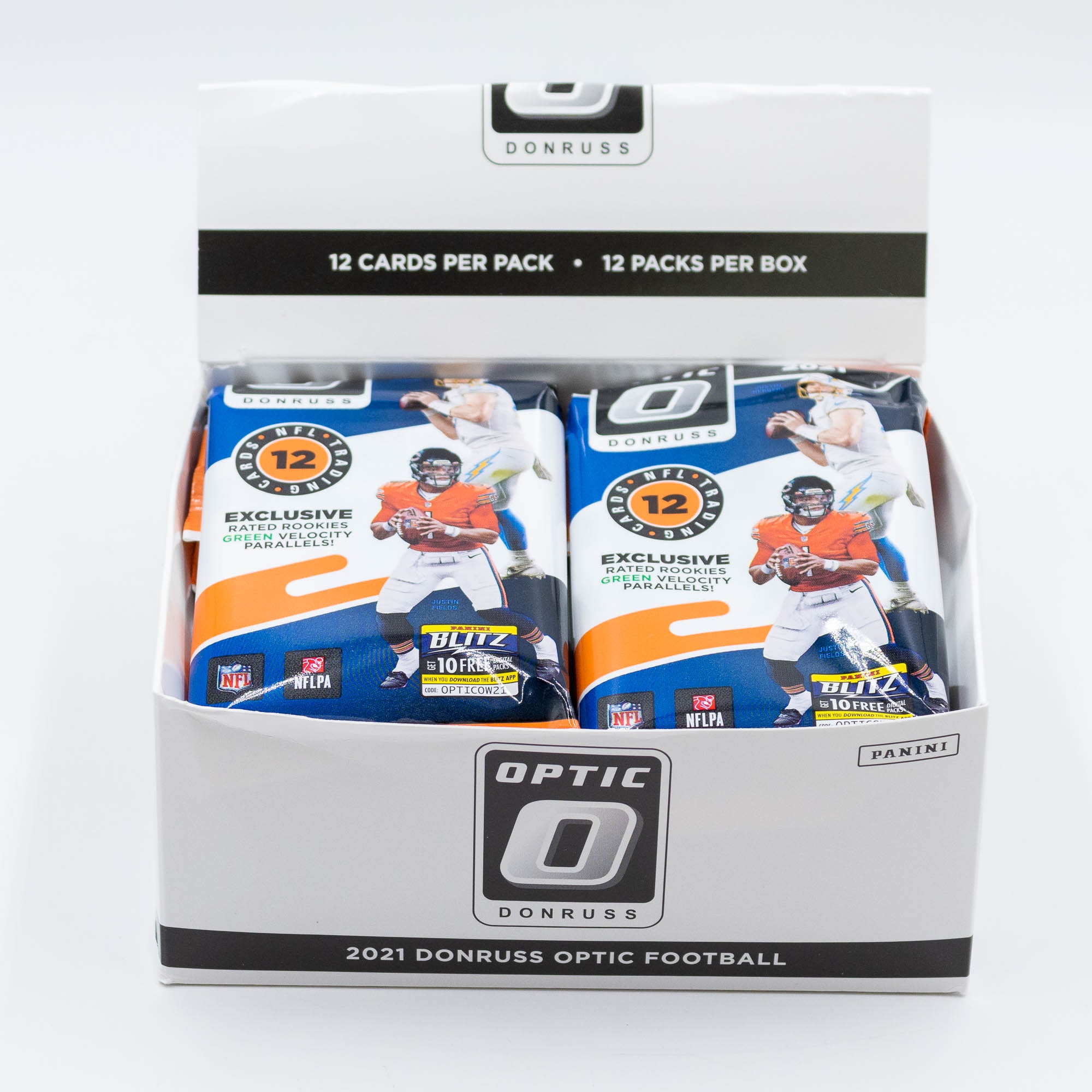2021 Panini Donruss Optic NFL Football Value Fat-Pack Box
