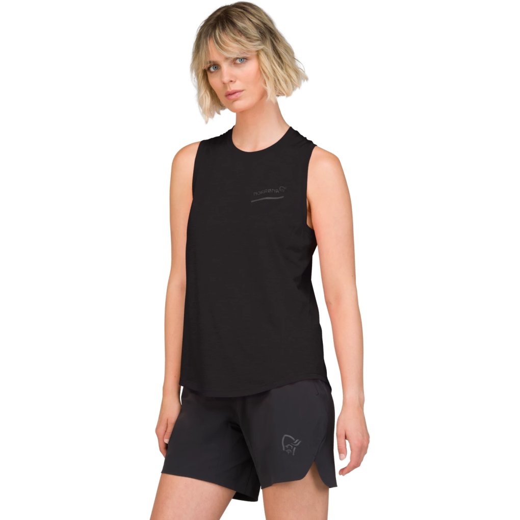 Norrona senja equaliser Tank Top Women - Caviar