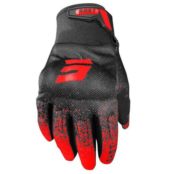 Shot drift edge enduro gloves - red 2024 - black / redRef: SO2153