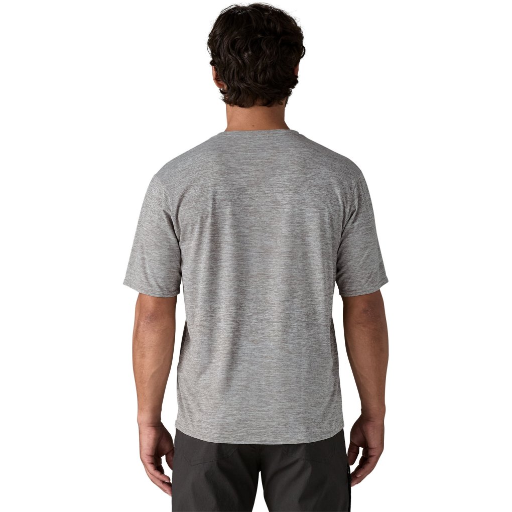 Patagonia Capilene Cool Daily Graphic Shirt Men - Stratapeaks: Feather Grey