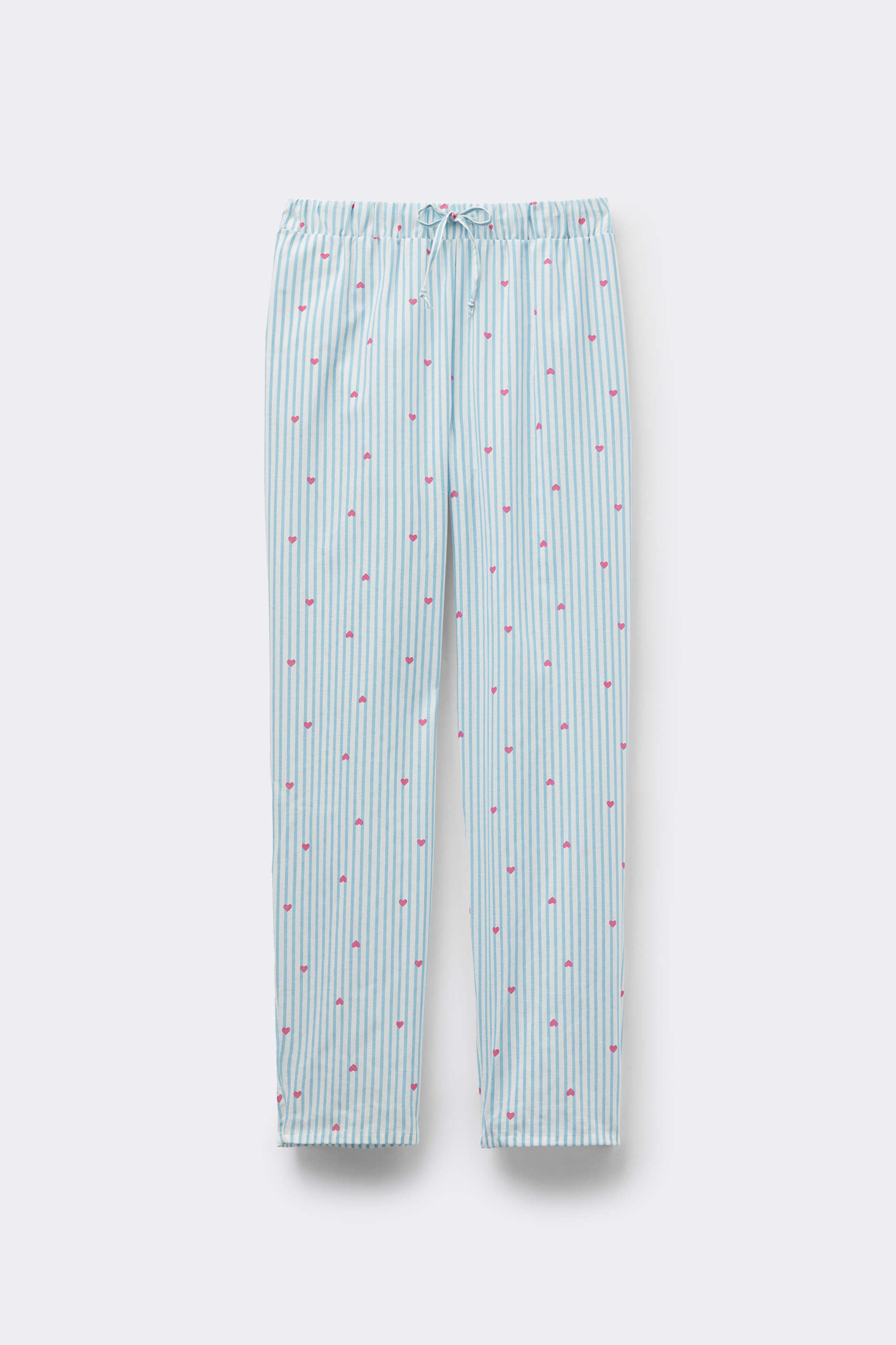 Cotton Canvas Drawstring Trousers