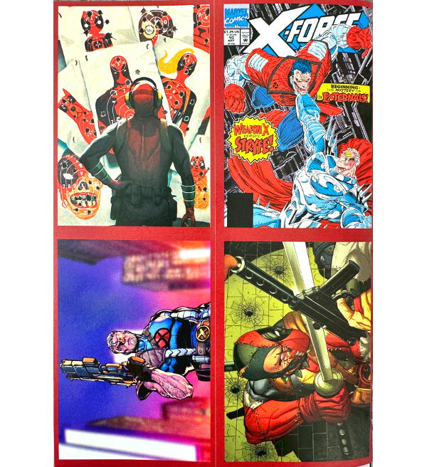 Panini Marvel Deadpool Stickers & Cards - Album + 1 Box (=36 Packets)