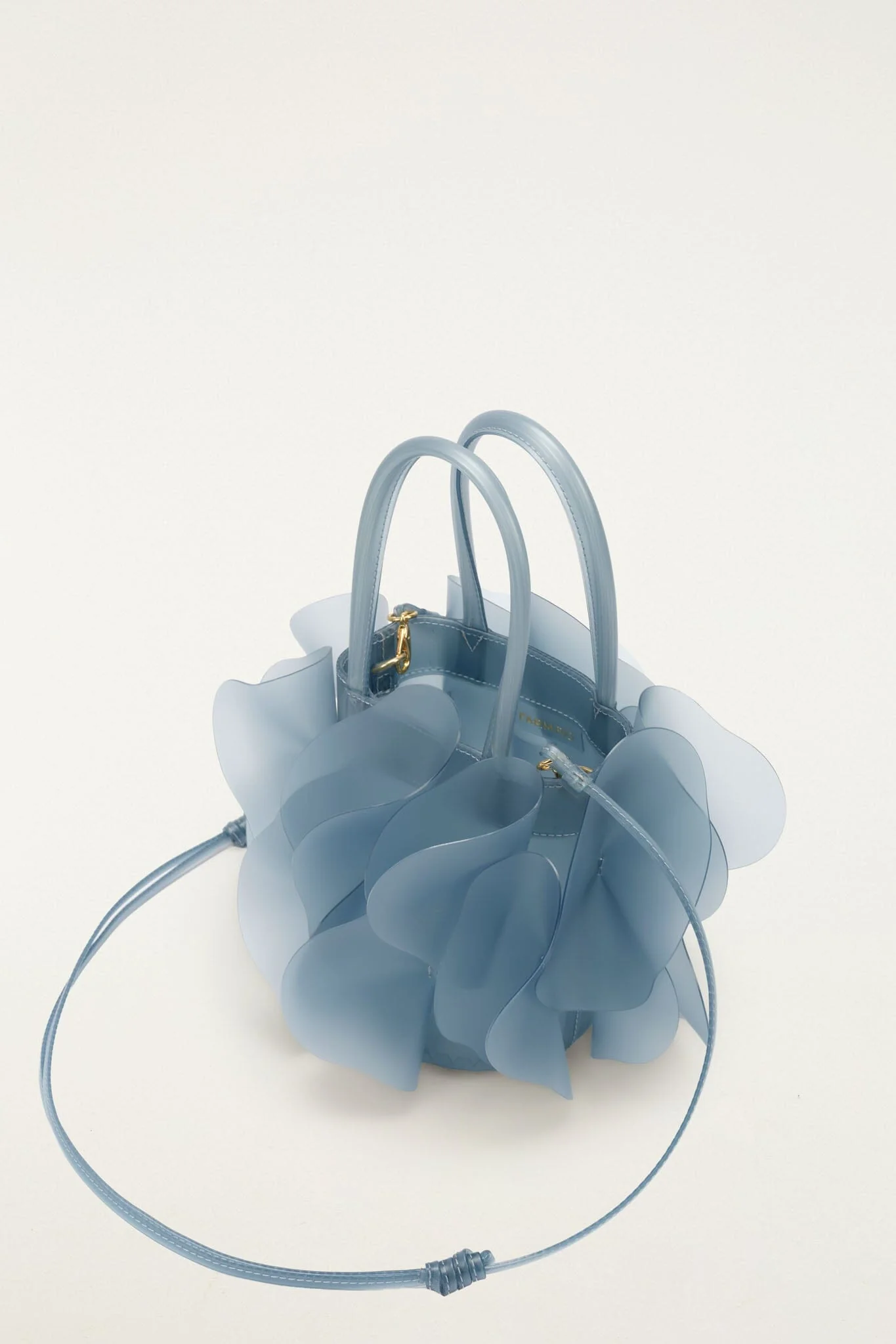 Blue Jelly Flower Bag