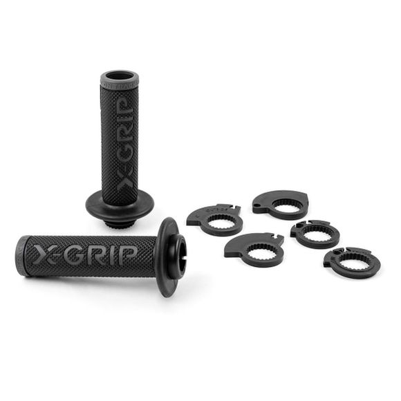X-GRIP GRIPS LOCK Universal Handlebar Grips - GrayRef: Xgr0067 / 0513Xg2099Oe