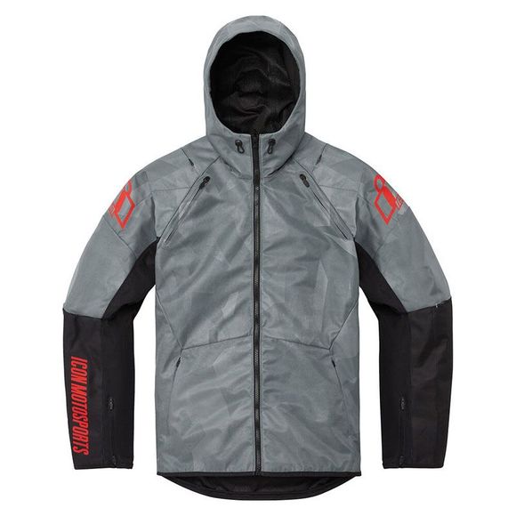Icon Motorcycle Jacket AIRFORM BATTLESCAR - GrayRef: IC0752