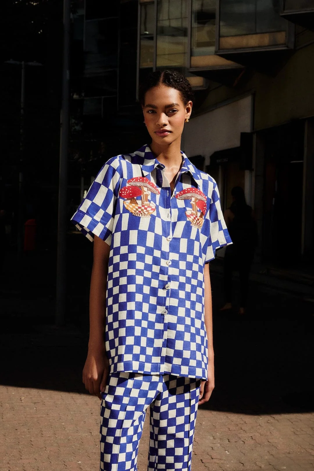Blue Dream Checkered Short Sleeve Shirt