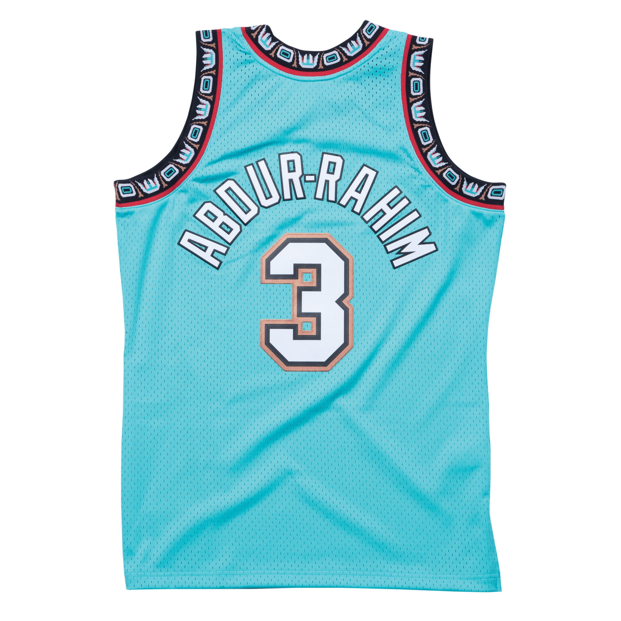 Shareef Abdur-Rahim #3 Vancouver Grizzlies 1996-97 Swingman NBA Jersey Teal