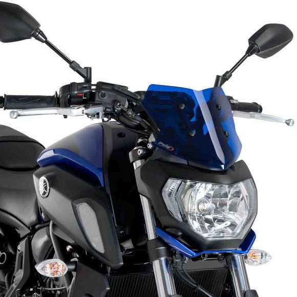 Puig SPORT windshield - BlueYAMAHA 700 MT-07 ABS - 2018 - 2020Ref: 9666