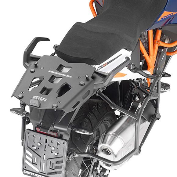 Givi black aluminum monokey top case supportRef: SRA7713