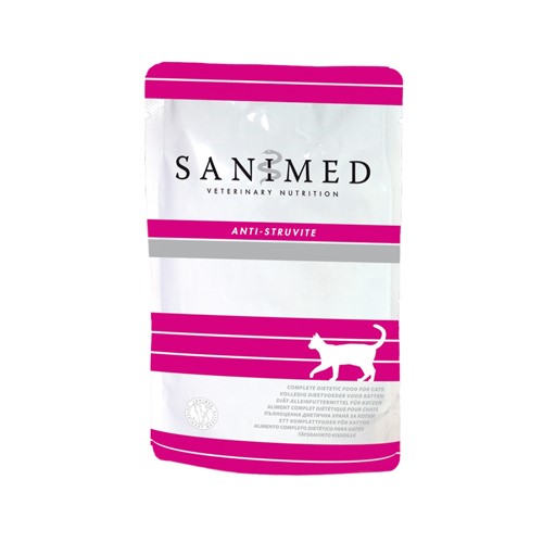 SANIMED Anti Struvite Cat - 12 x 100g Pouches