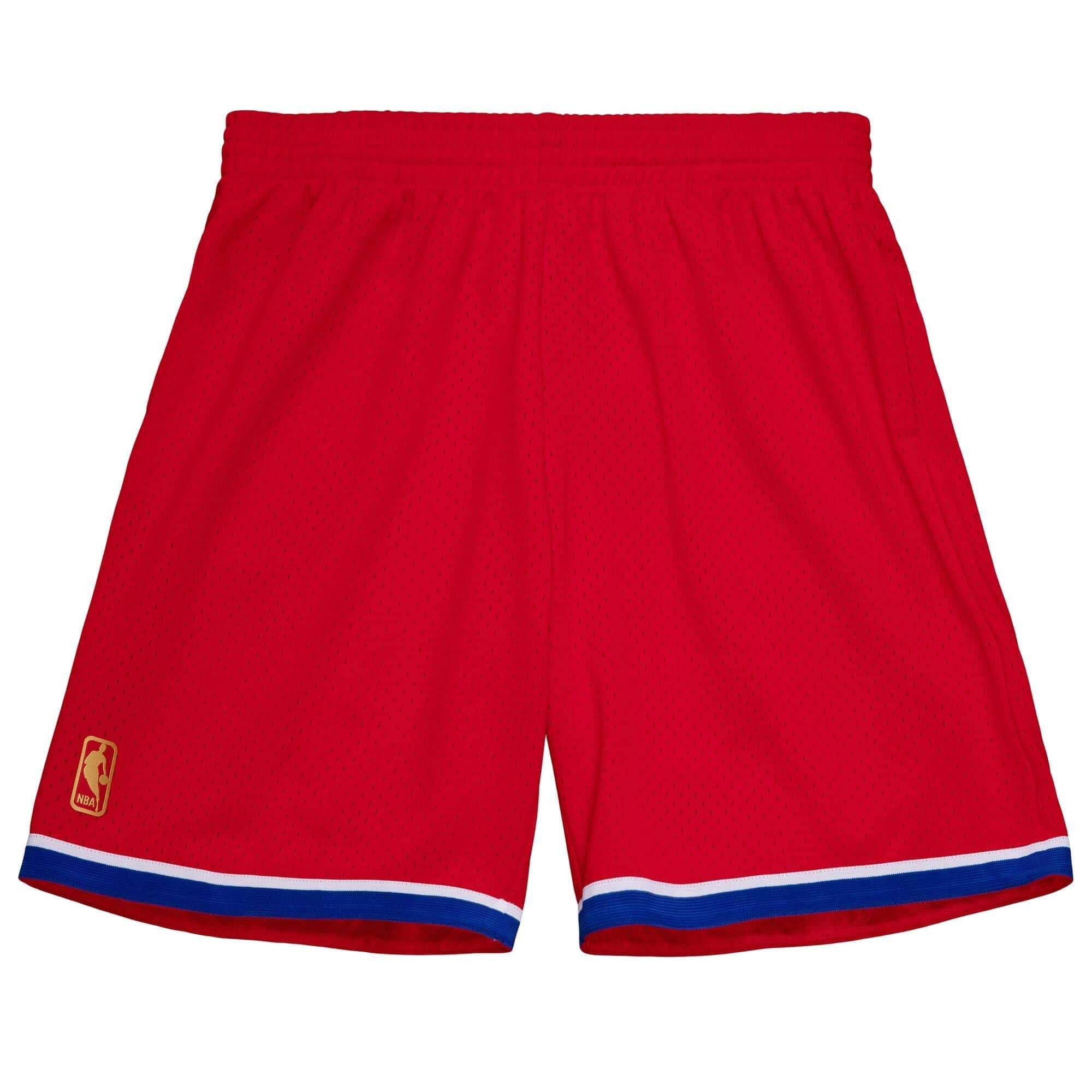 Washington Bullets 1996-97 Mitchell & Ness Swingman NBA Shorts Red