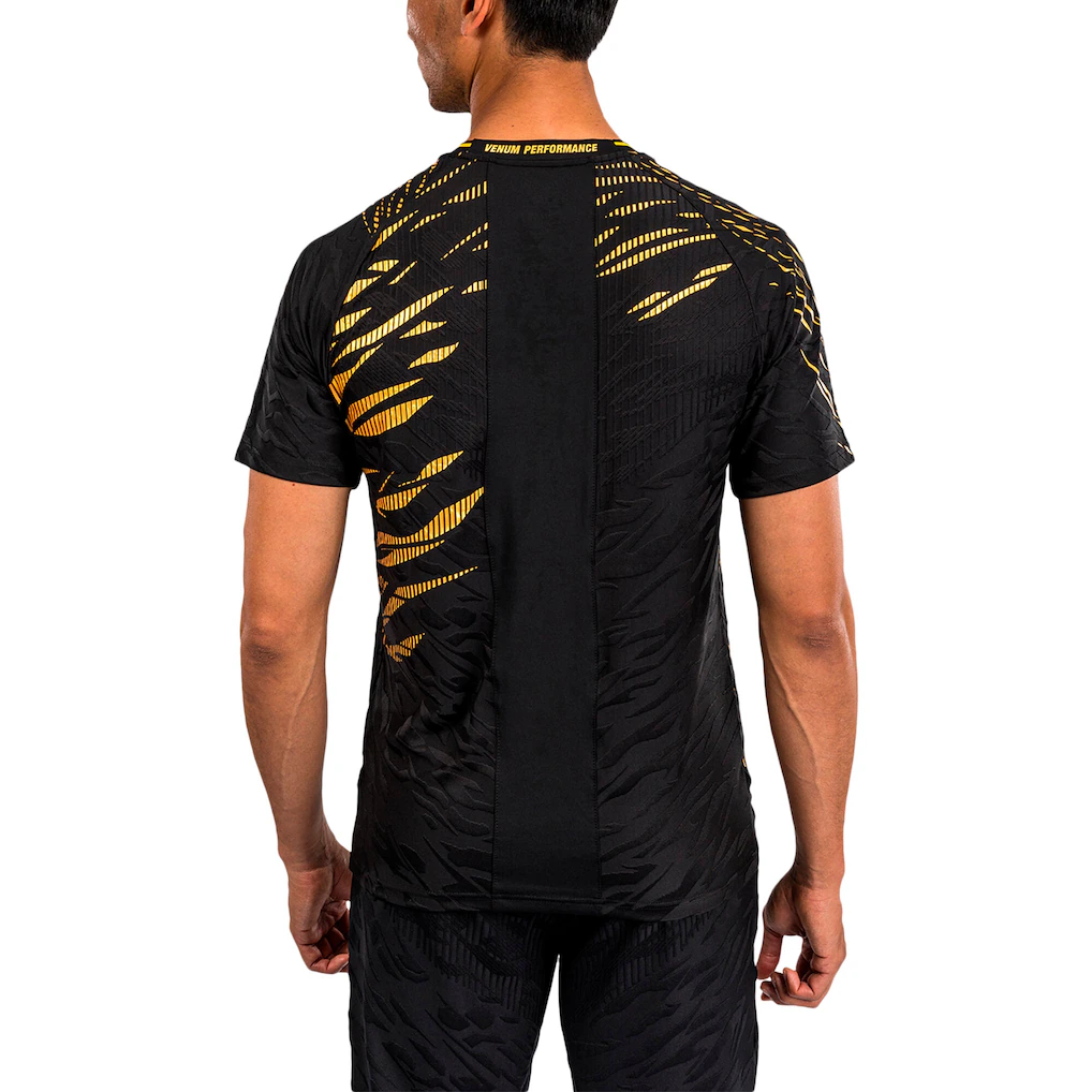UFC Fusion by Venum Fight Night Dry-Tech T-Shirt - Black/Gold - Mens