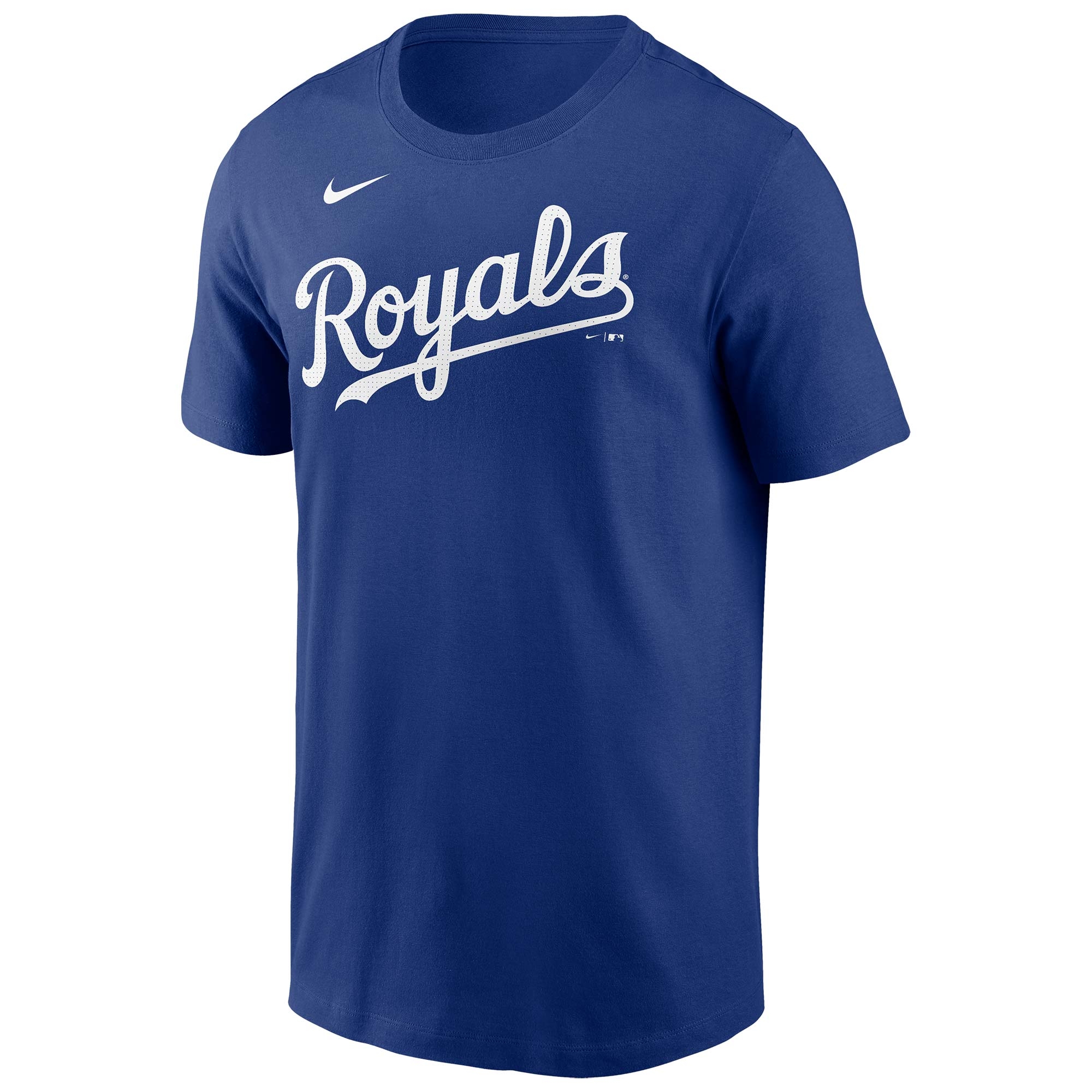 Kansas City Royals Fuse Wordmark Nike MLB T-Shirt Blue