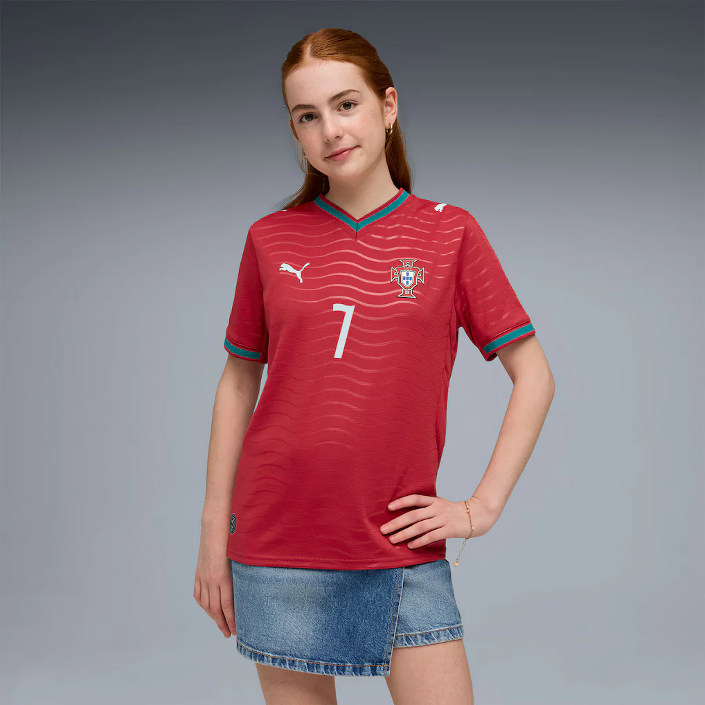 Cristiano Ronaldo Portugal National Team  Youth 2026 Home Replica Jersey - Red