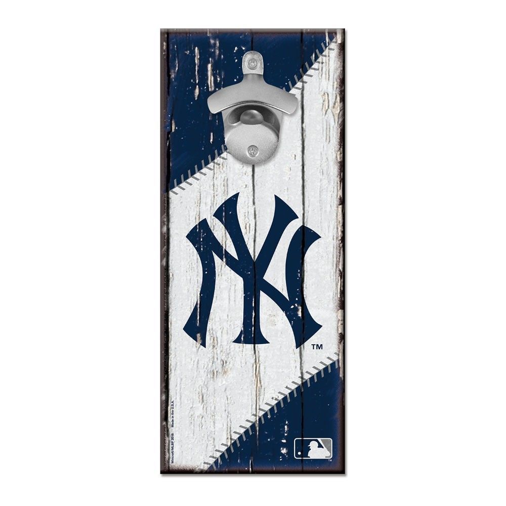 New York Yankees MLB Bottle Opener Sign