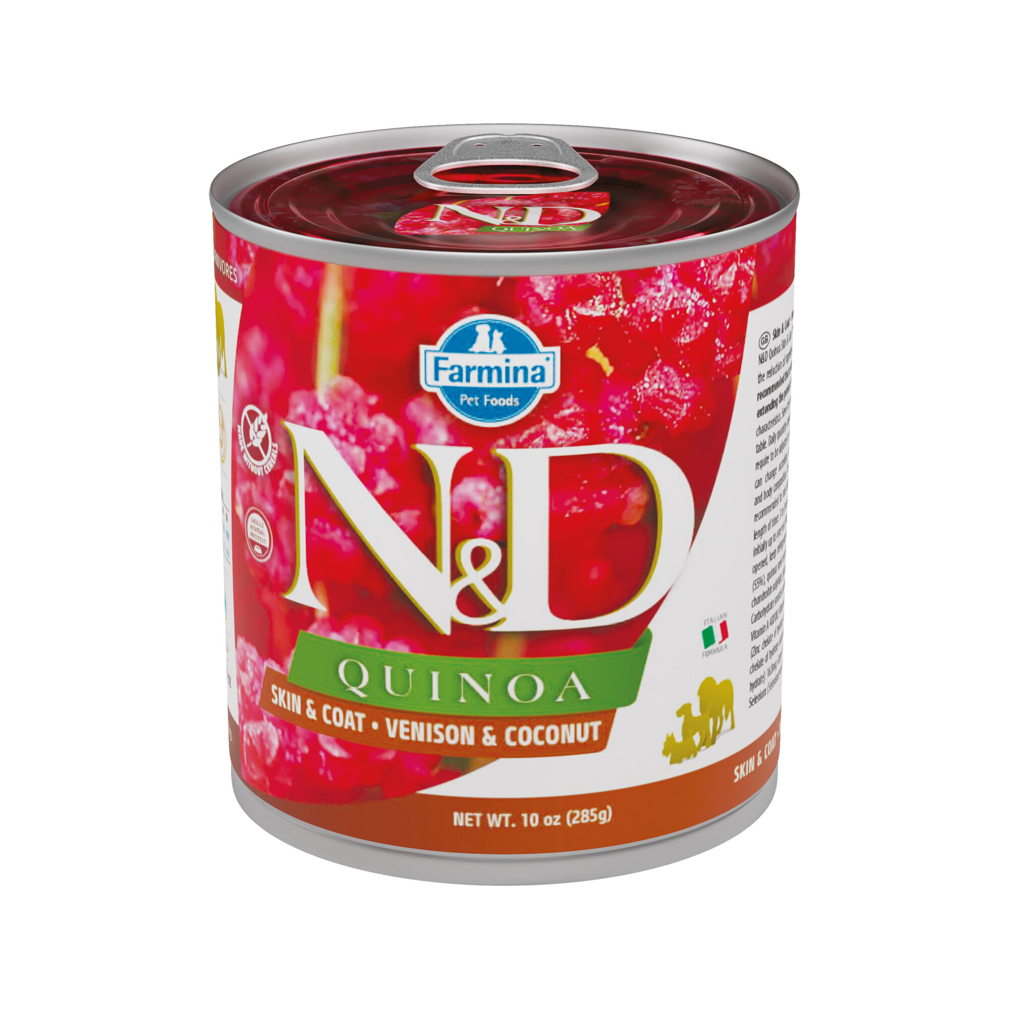 Farmina N&D Quinoa Skin & Coat Adult - Venison - 6 x 285 g