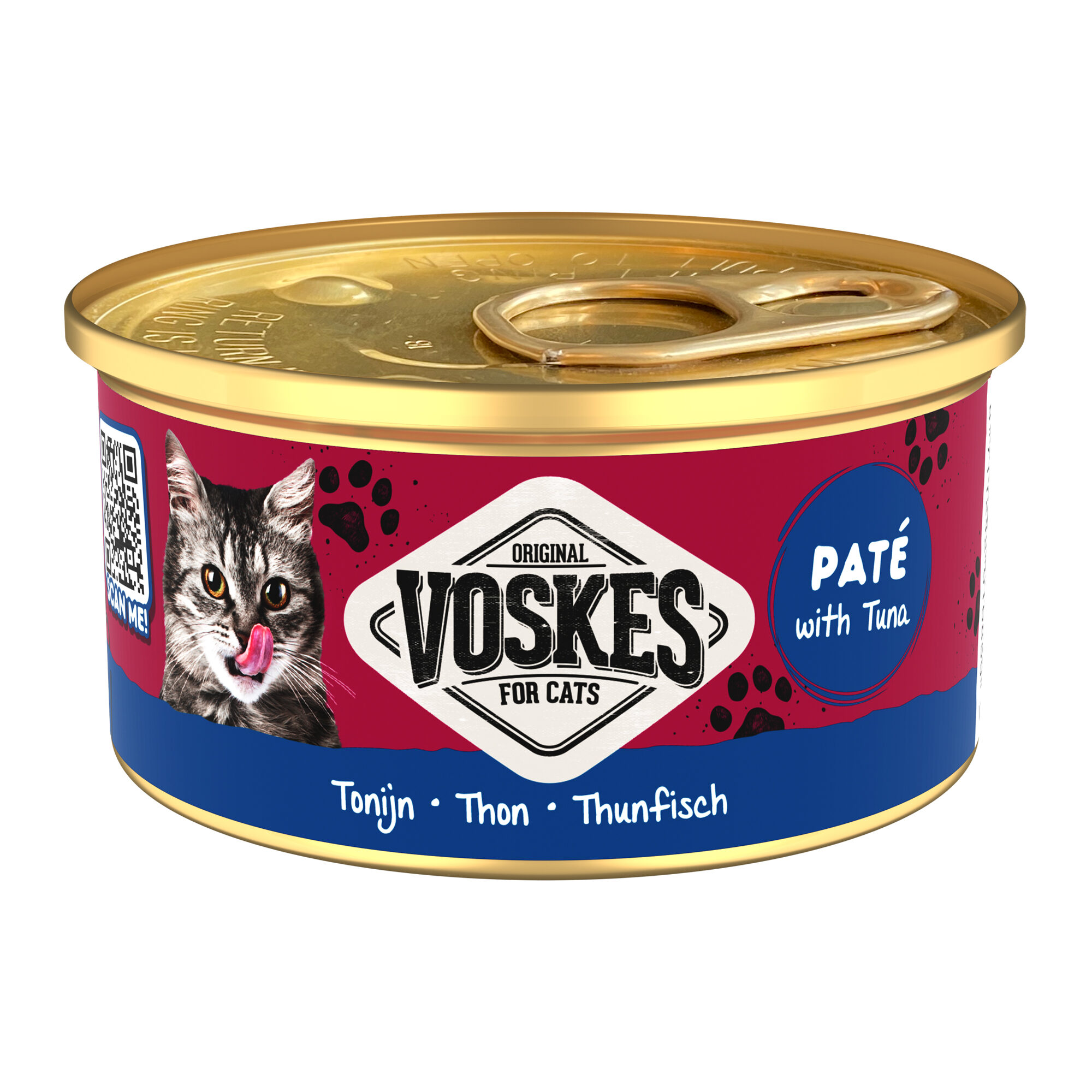 Voskes Pâté Cat Food - Chicken - 24 x 85 g