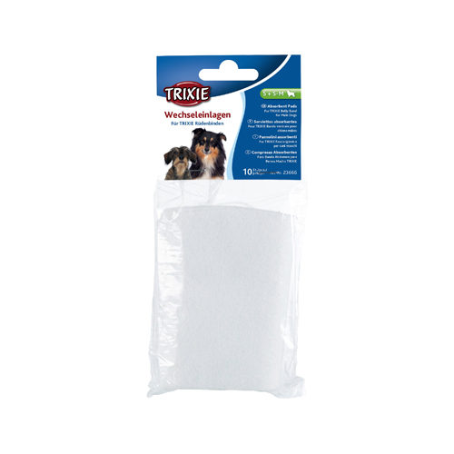 Trixie Belly Band Absorbent Pads - Size M - Pack of 10