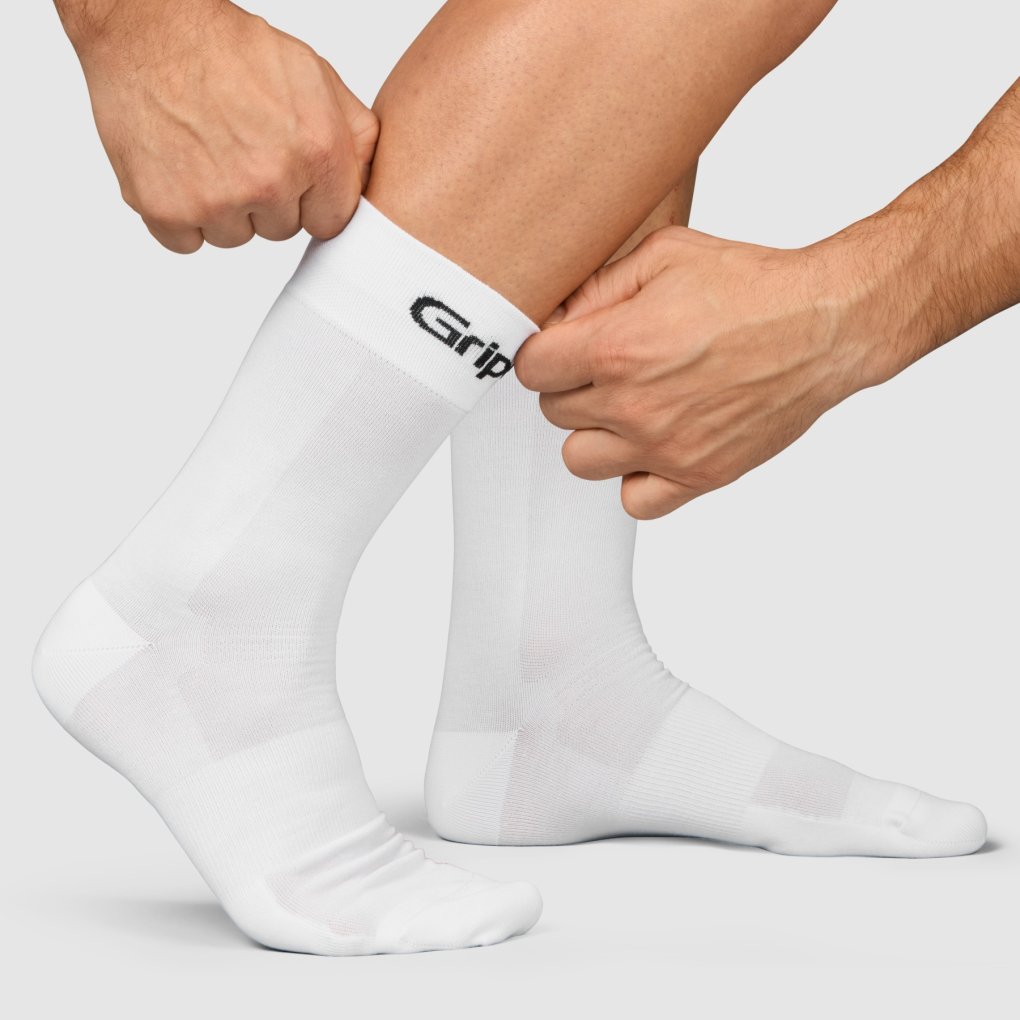 GripGrab RIDE High Cut Socks - White