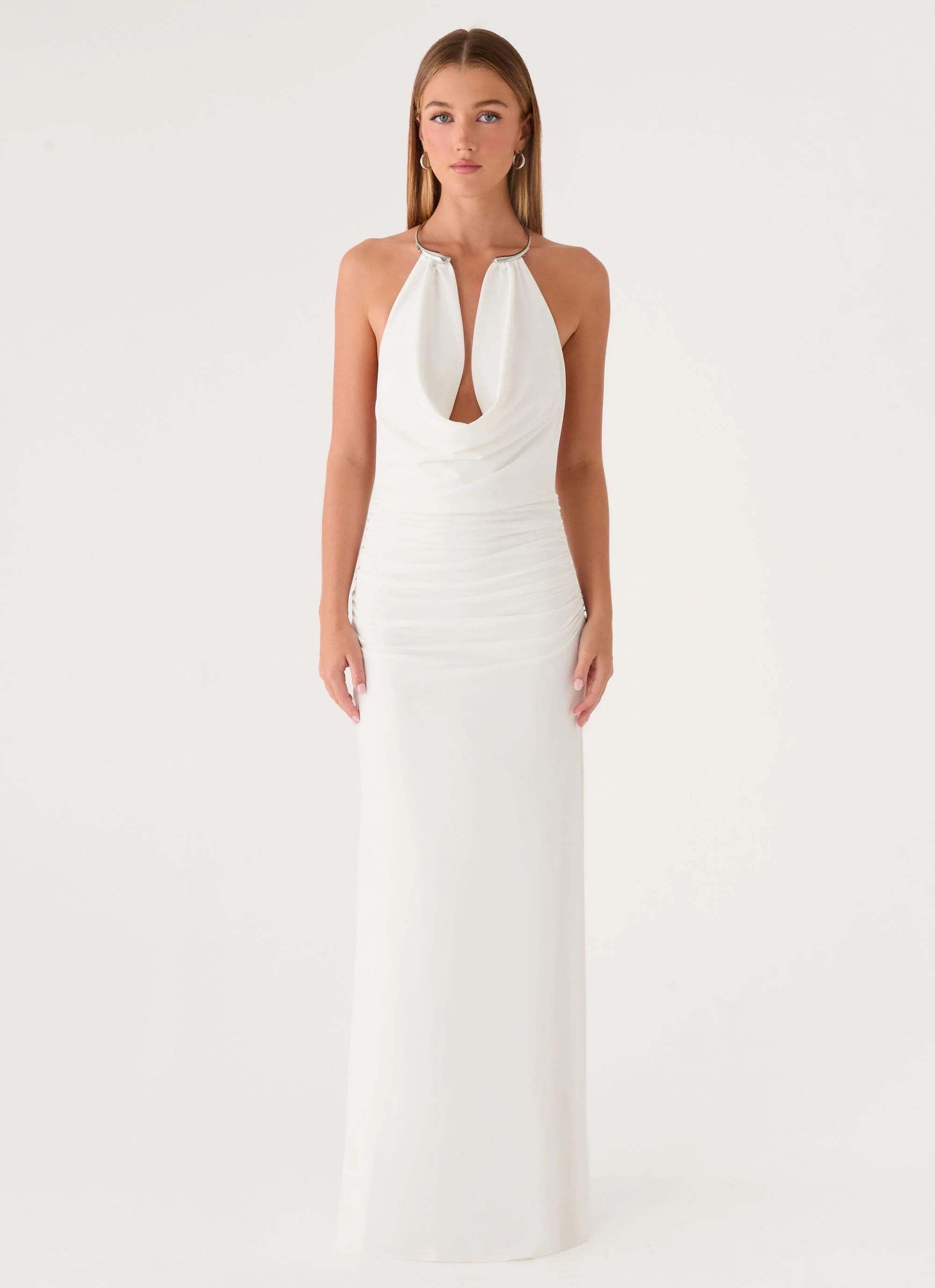 Hena Maxi Dress - White