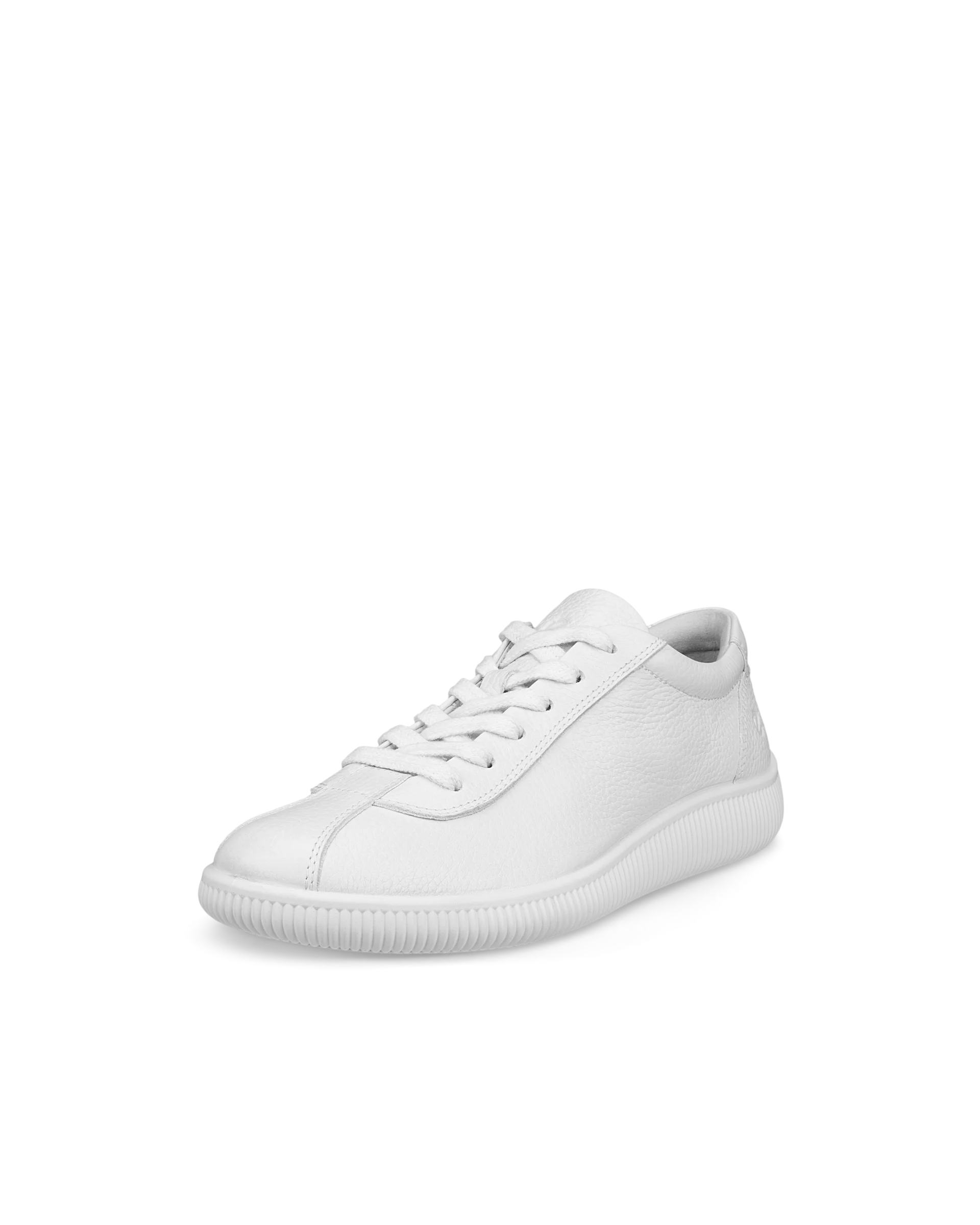 ECCO SOFT ZERO W Damen Ledersneaker Weiß