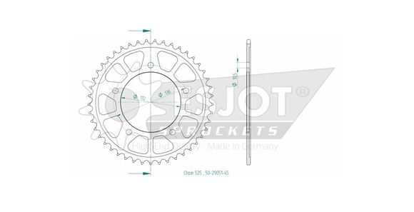 Esjot crown 45 teethRef: ESJO00114A / 12112996