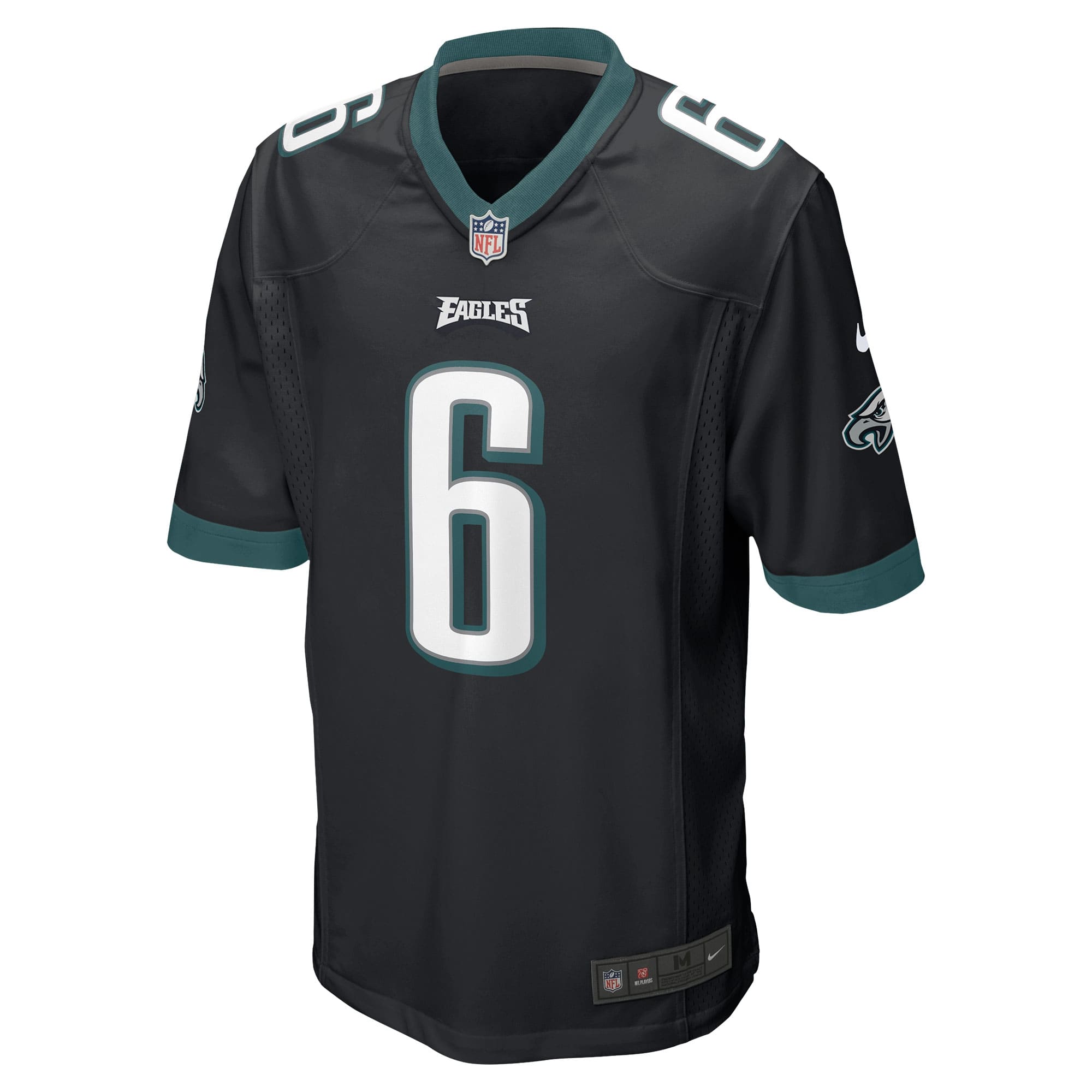 DeVonta Smith #6 Philadelphia Eagles Nike Game NFL Football Jersey Black
