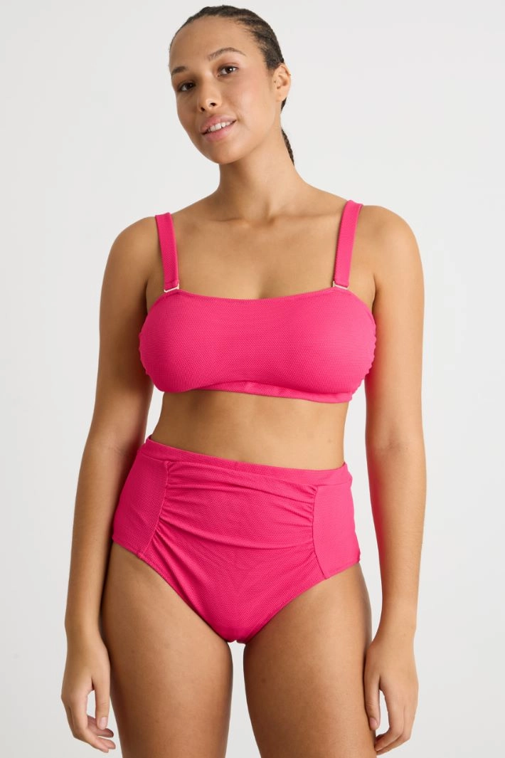 Ruched bikini - FUCHSIA