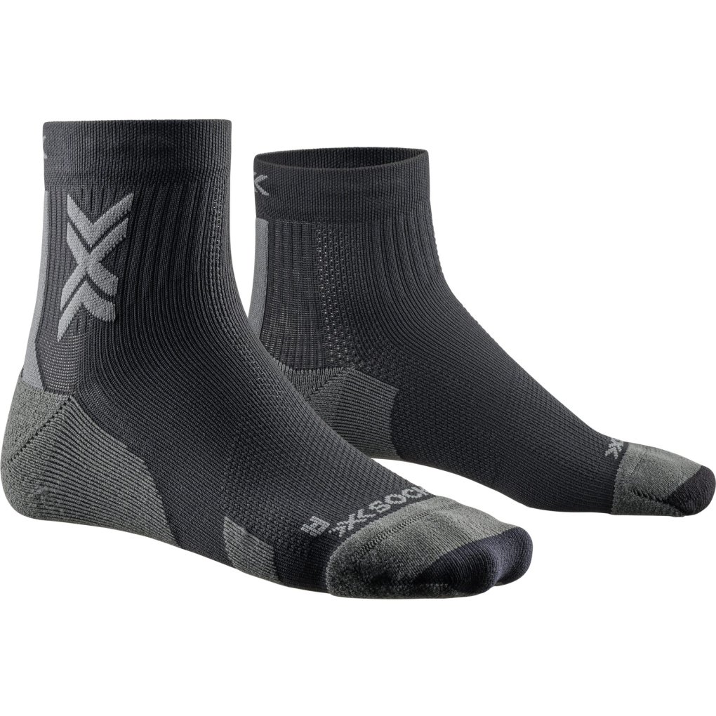 X-Socks Run Discover Ankle Socks Men - black/charcoal