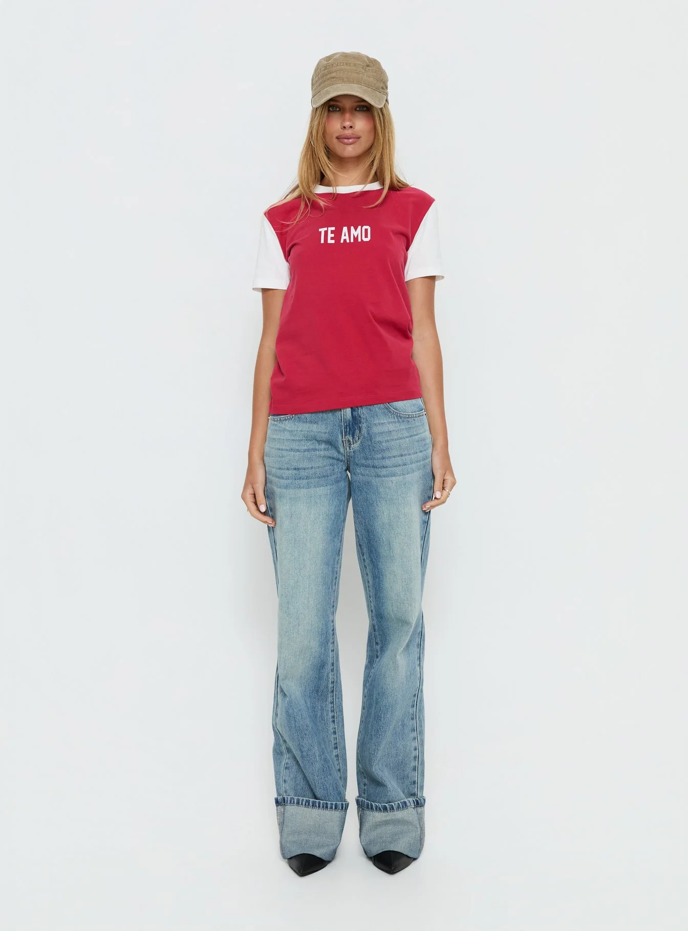Te Amo Tee Crimson