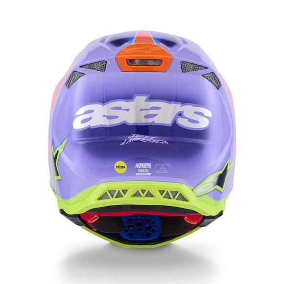 Casque cross Alpinestars SUPERTECH S-M10 - JET LAWRENCE 2025 - Violet / RoseRef : AP3975