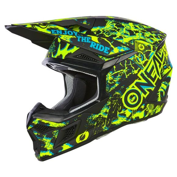 O'Neal 3SRS - ASSAULT V24 2024 cross Helmet - Black / YellowRef : OL1949