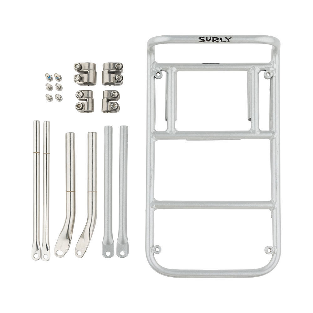 Surly 8-Pack Front Cargo Rack 2.0 - silver