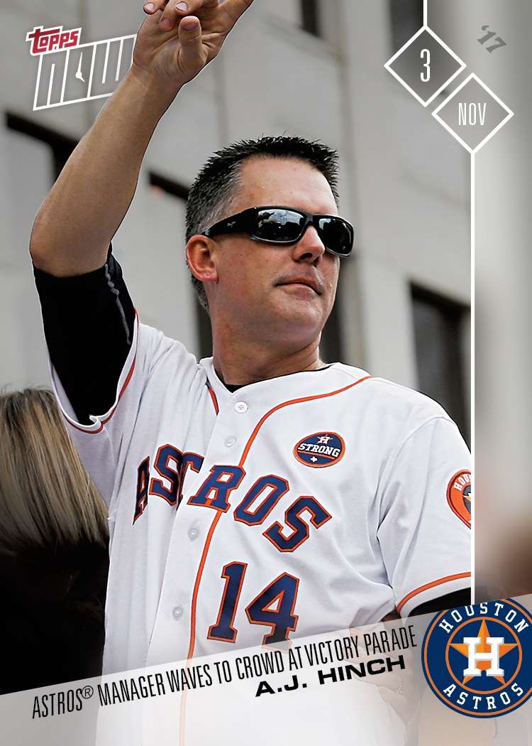 AJ Hinch - 11/03/2017 TOPPS NOW® Card - Print Run: 363