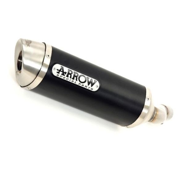 Silencieux Arrow Alu dark Street thunder embout carboneRef : 71722AKN