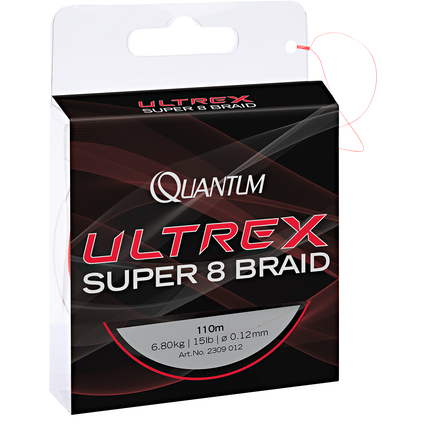 Quantum Fishing Line Ultrex Super 8 Braid (red, 110 m)