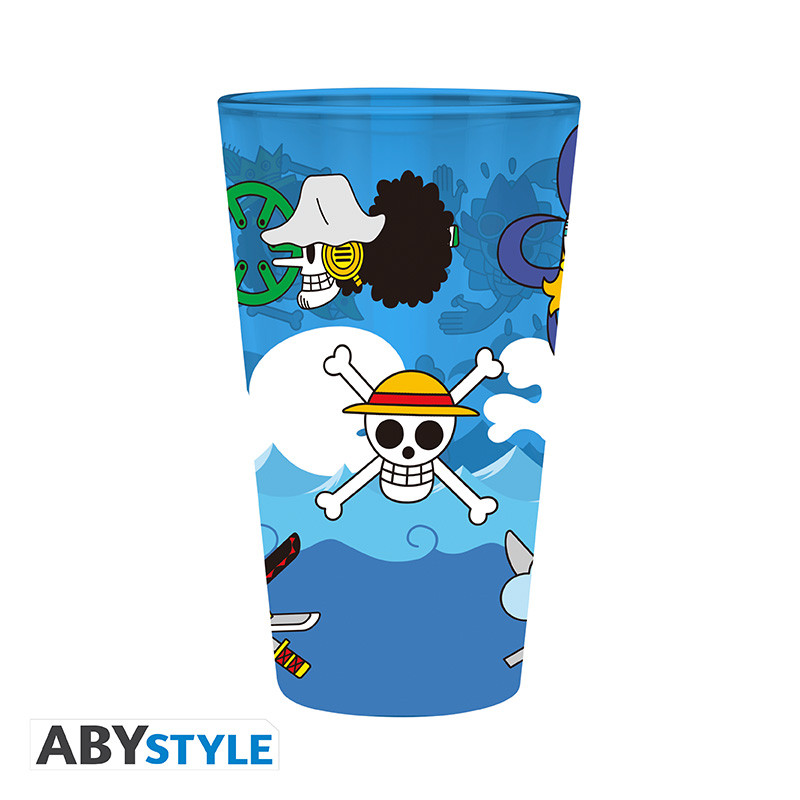 ONE PIECE - Large Glass - 400ml - Skulls