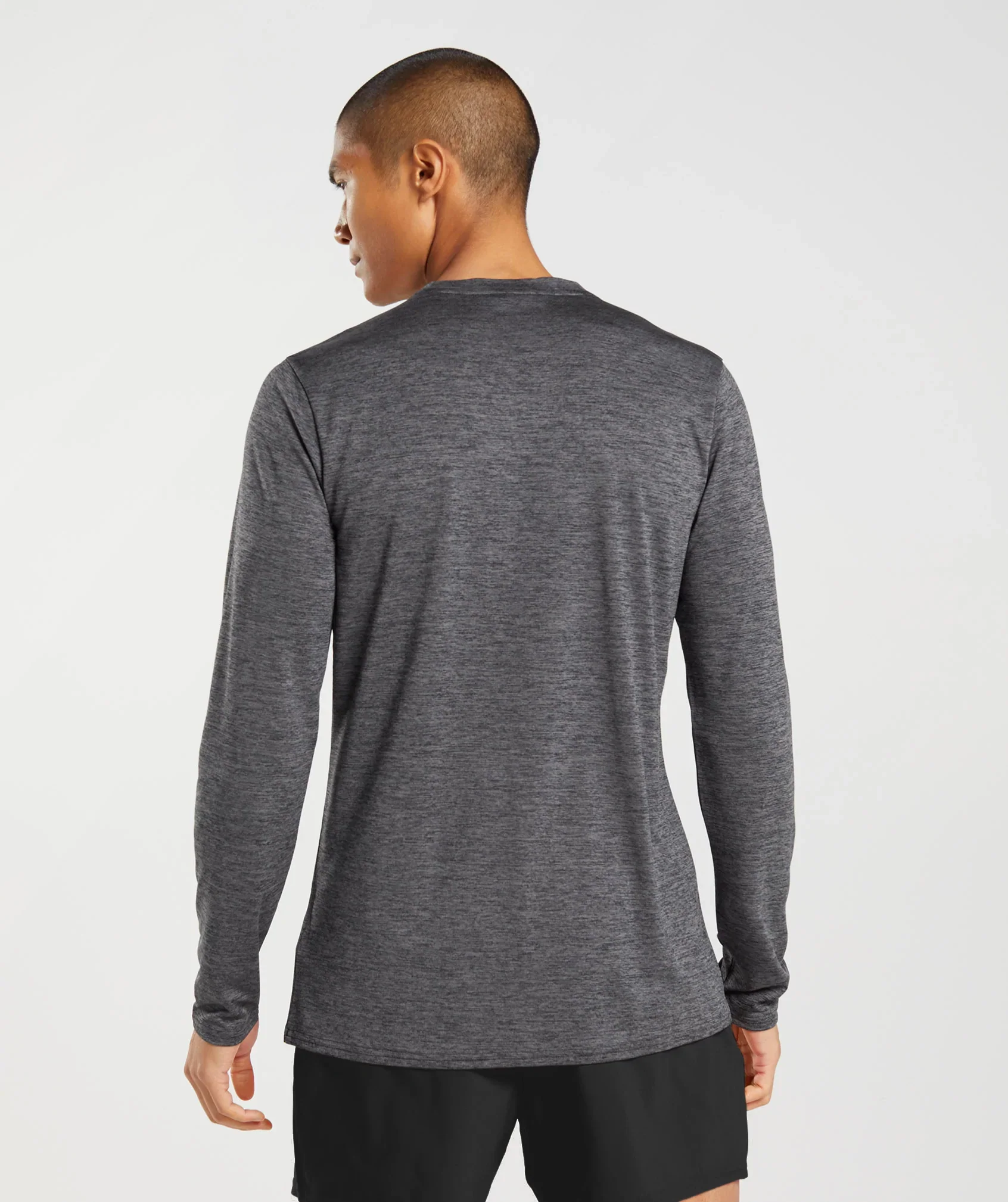 Arrival Long Sleeve T-Shirt Black/Silhouette Grey Marl