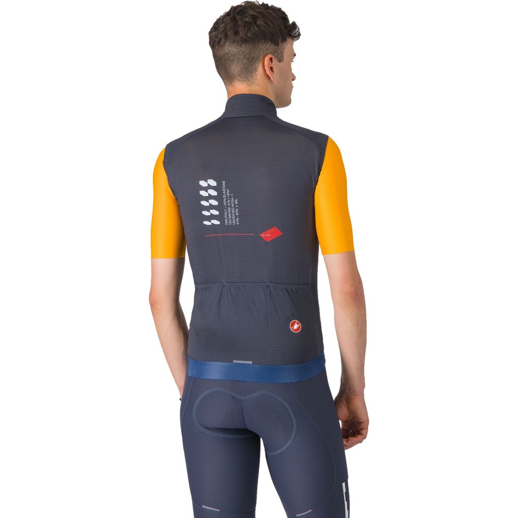 Castelli Espresso R-A/D Vest Men - twilight blue 456