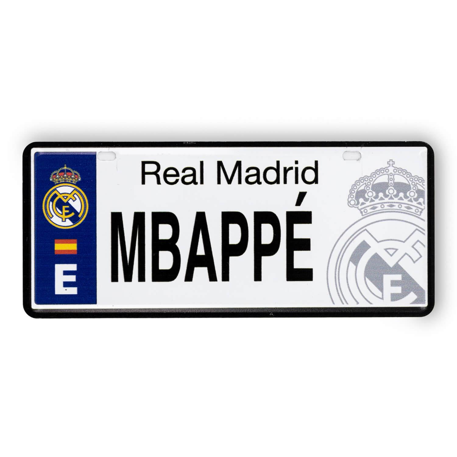 Mbappé License Plate Real Madrid