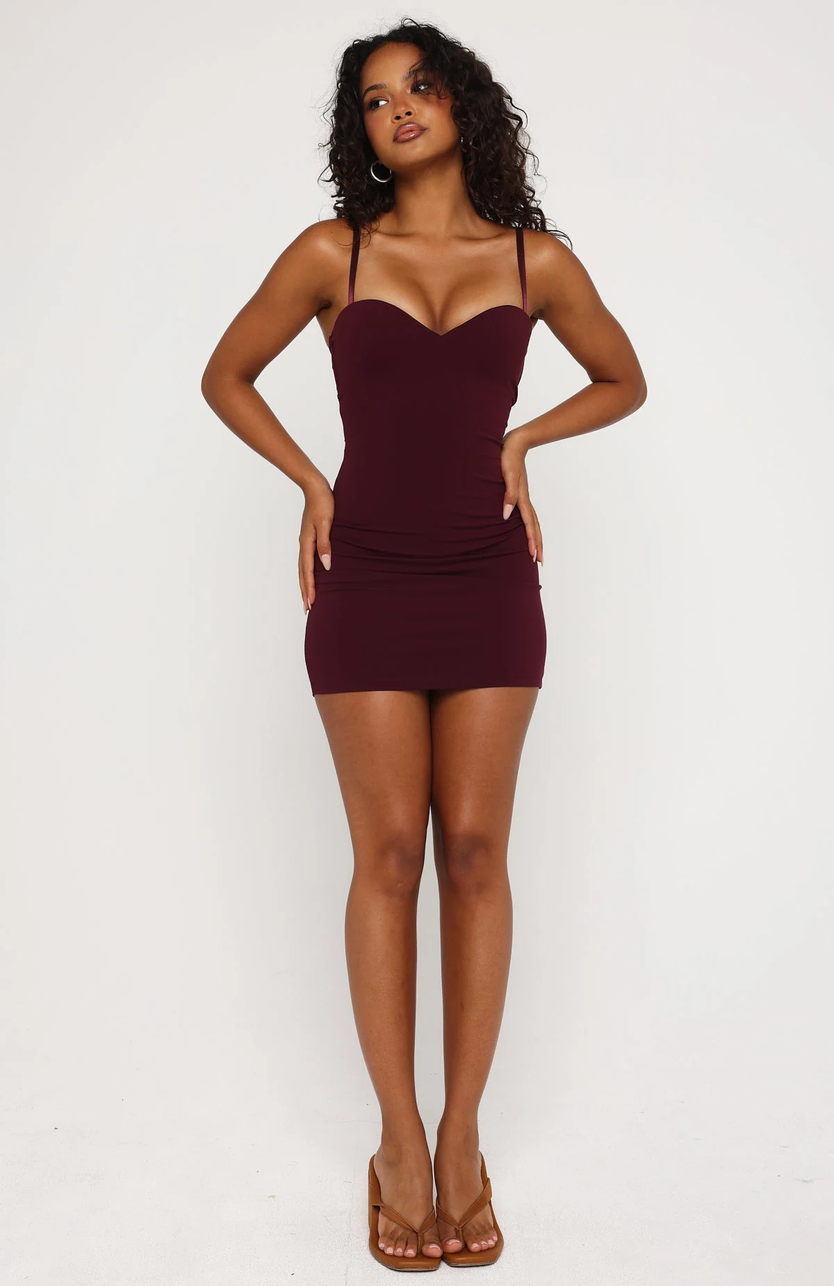 I Know You Tried Mini Dress Wine