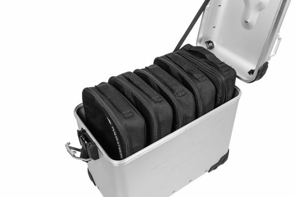 Touratech internal bag for ZEGA Evo suitcase lid (7 liters) - Black UniversalRef: Trt01487A / 01-050-0785-0