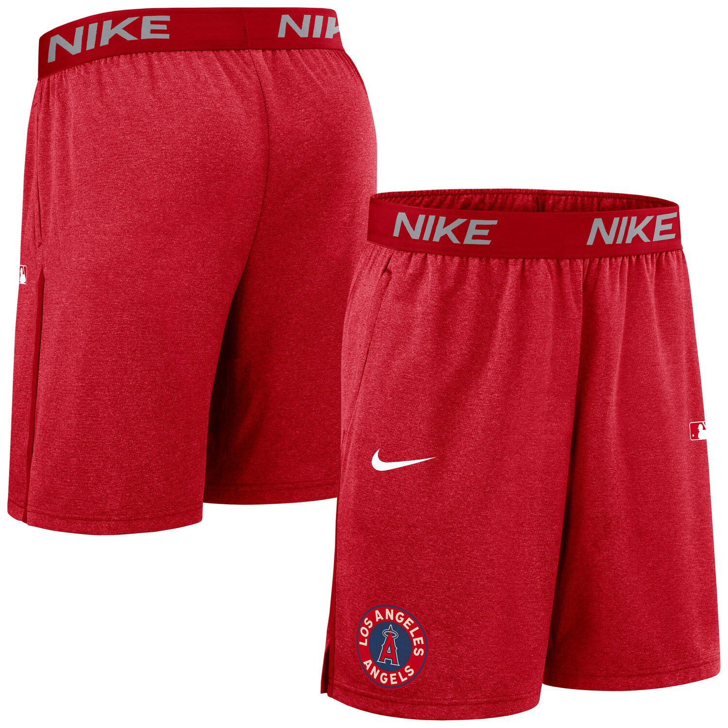 Los Angeles Angels 2025 City Connect MLB Authentic Nike Shorts Red