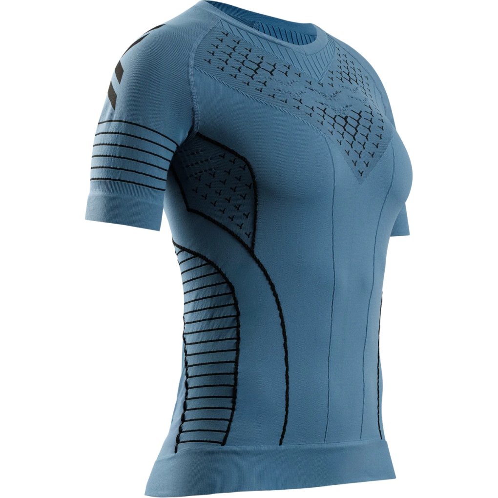 X-Bionic Twyce Race Short Sleeve Shirt Women - slate blue/x black