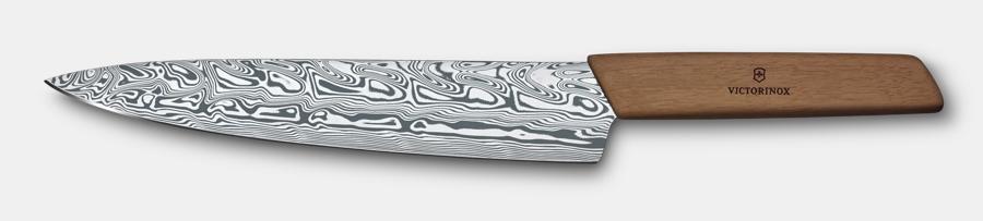 Swiss Modern Carving Knife Damast Limited Edition 2022, 22 cm