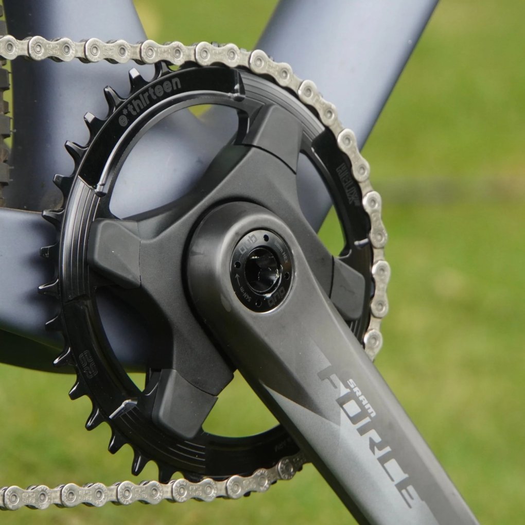e*thirteen Helix Race Chainring - 107mm BCD | 4-hole | 11/12-speed - black